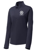 FBI Cincinnati Women's Lightweight Dri Fit 1/4 Zip Navy Blue government employee uniform shirt