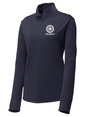 FBI Cincinnati Women's Lightweight Dri Fit 1/4 Zip Navy Blue government employee uniform shirt