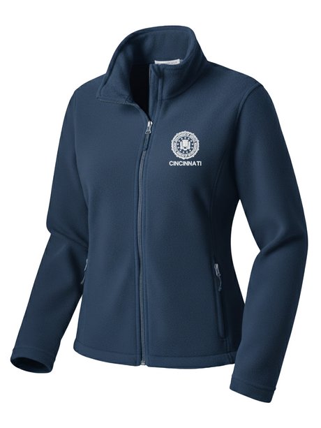 FBI Cincinnati Women's Midweight Microfleece Navy Blue government employee uniform shirt