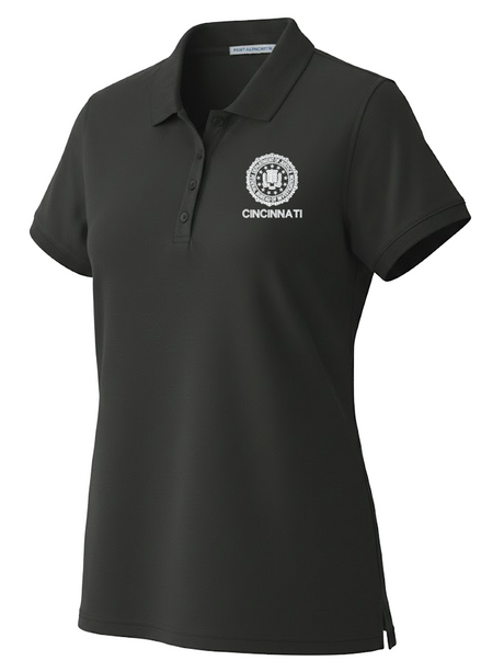 FBI Cincinnati Polo Shirt - Women's Short Sleeve Black government employee uniform shirt