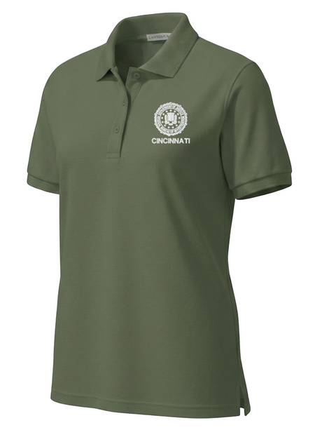 FBI Cincinnati Polo Shirt - Women's Short Sleeve Drab Green government employee uniform shirt