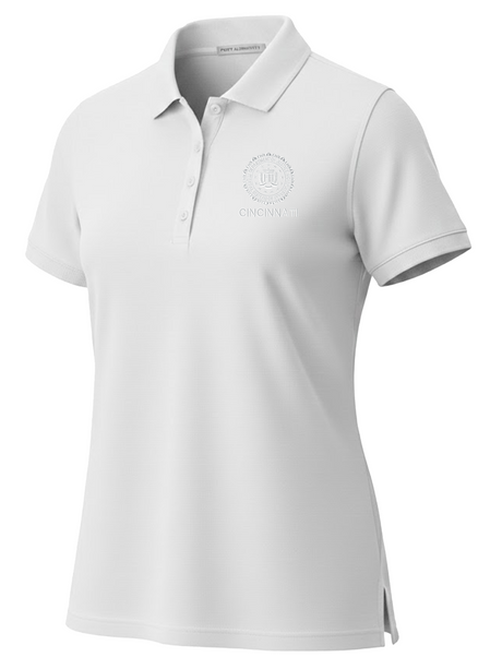 FBI Cincinnati Polo Shirt - Women's Short Sleeve White government employee uniform shirt