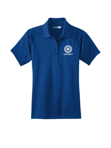 FBI Cincinnati - Women's Tactical Short Sleeve Polo Royal Blue government employee uniform shirt