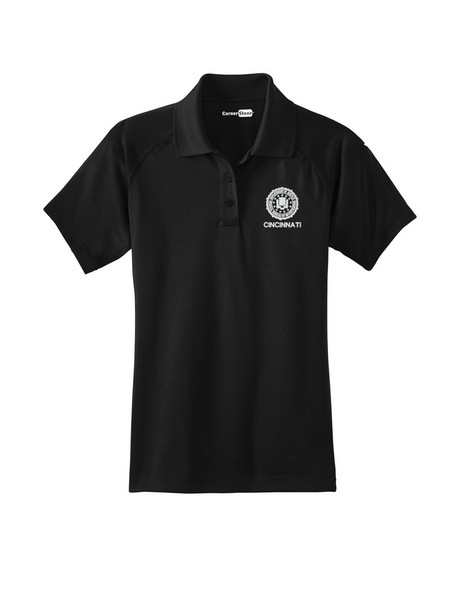 FBI Cincinnati - Women's Tactical Short Sleeve Polo Black government employee uniform shirt