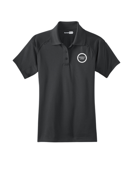 Women's Tactical Short Sleeve Polo - Slate Gray