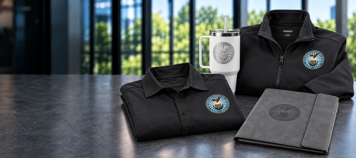 U.S. Defense Counterintelligence and Security Agency (DCSA) apparel and gear assortment