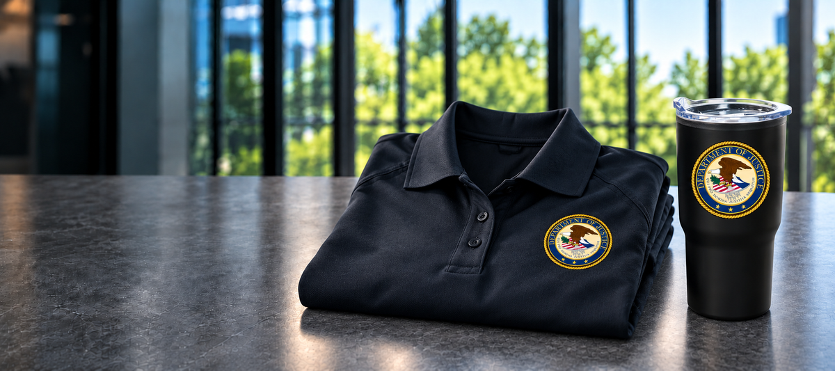 DOJ | Department of Justice apparel and gear assortment