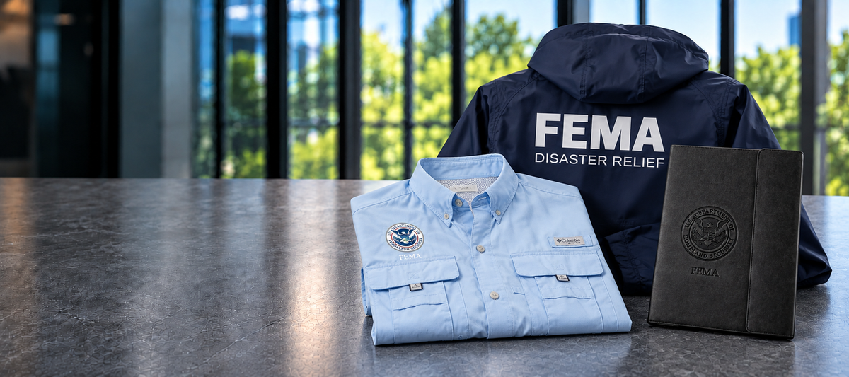 DHS | Federal Emergency Management Agency apparel and gear assortment