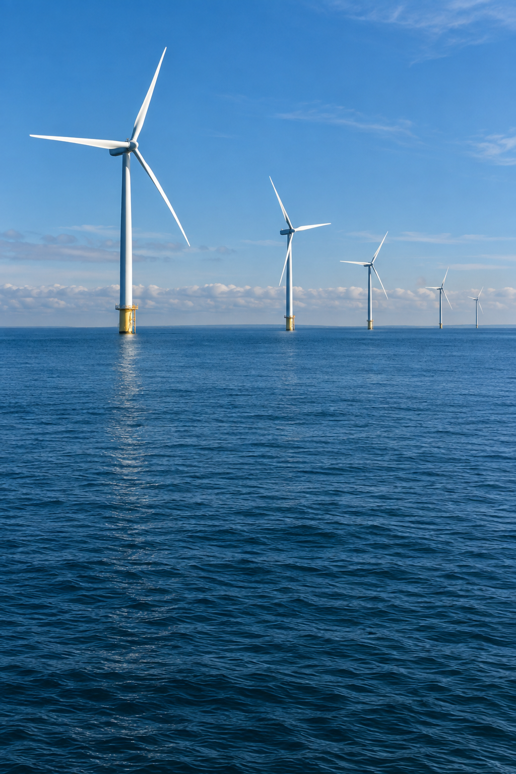 Offshore energy — illustrative agency collection card background