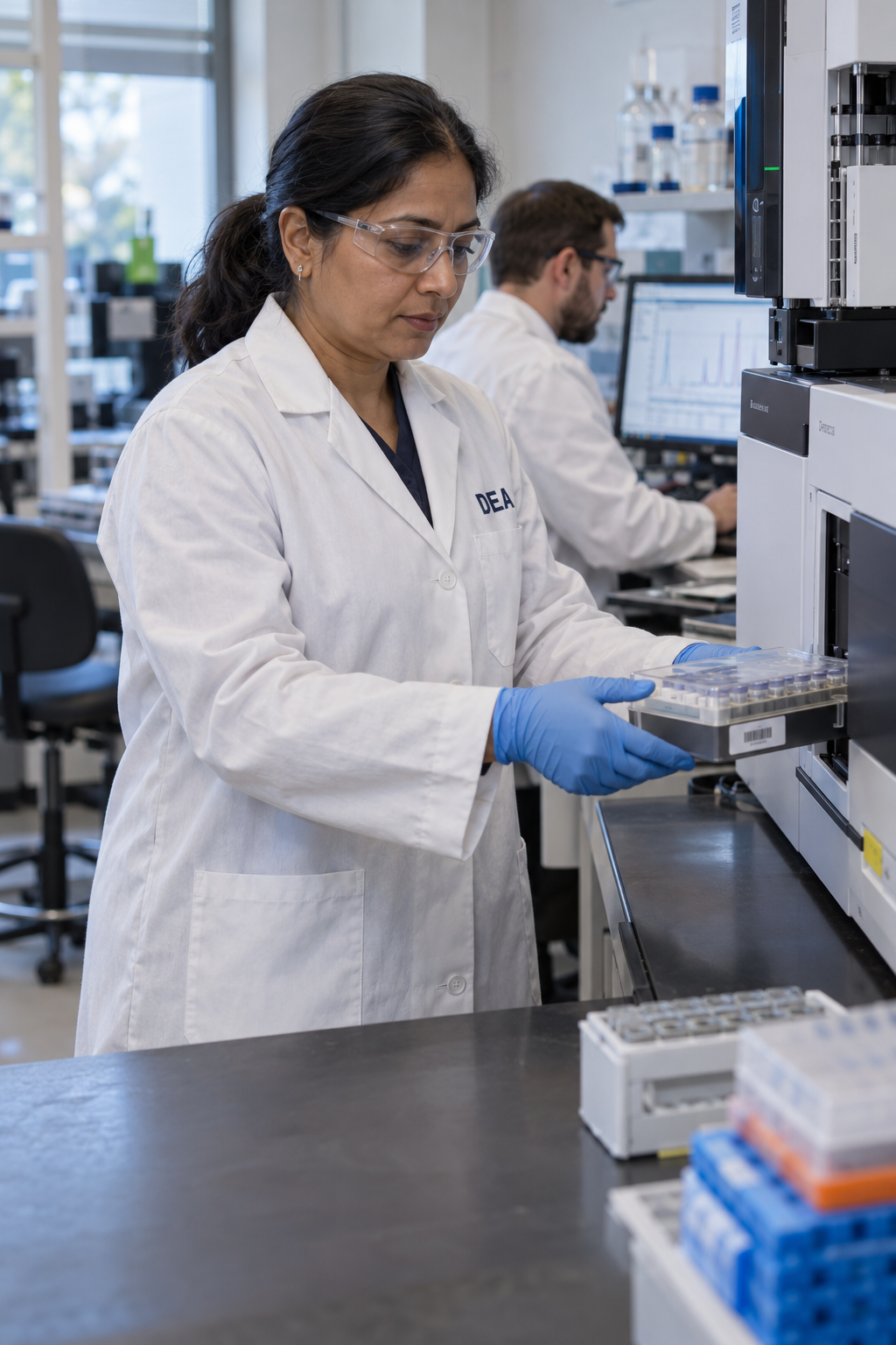DEA employees at work — generated illustrative agency card photograph
