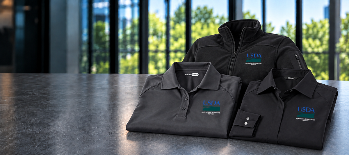 USDA | Agricultural Marketing Service apparel and gear assortment