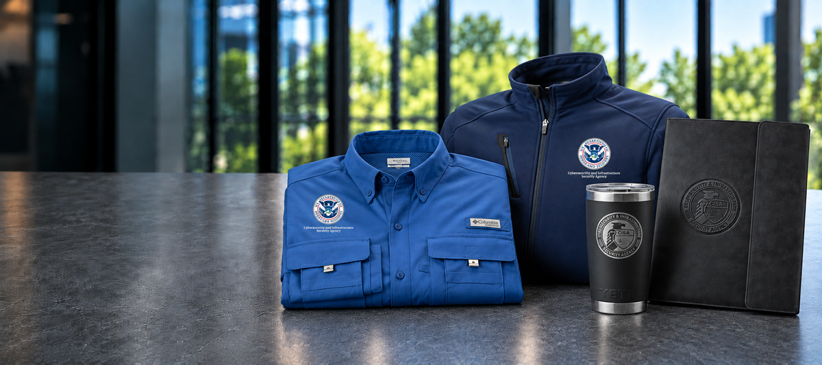 DHS | Cybersecurity and Infrastructure Security Agency apparel and gear assortment