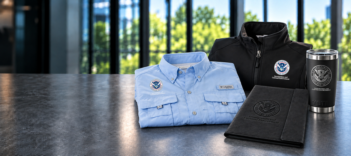 DHS | U.S. Immigration and Customs Enforcement apparel and gear assortment