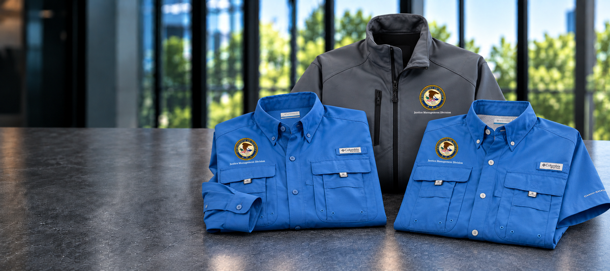 DOJ | Justice Management Division apparel and gear assortment