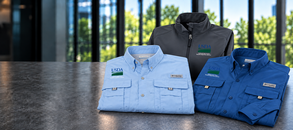 USDA | Animal and Plant Health Inspection Service apparel and gear assortment