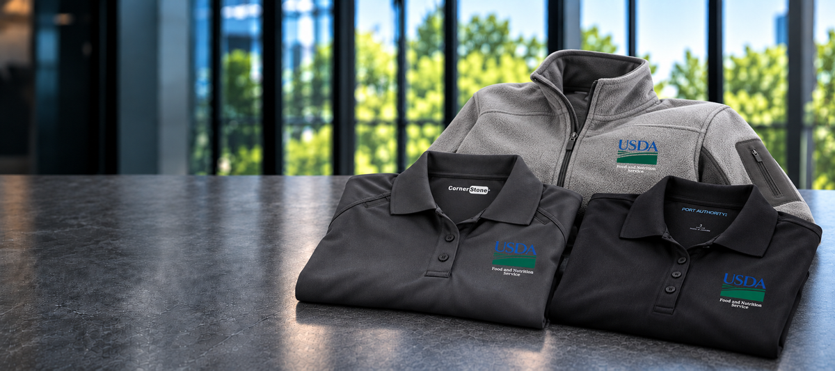 USDA | Food and Nutrition Service Community Food Systems Division apparel and gear assortment