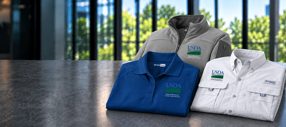 USDA | Natural Resources Conservation Service apparel and gear assortment