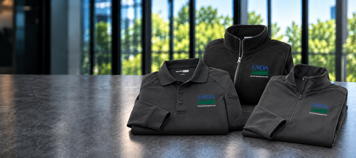 USDA | Rural Housing Service apparel and gear assortment