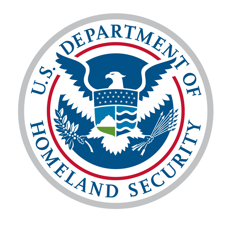 U.S. Department of Homeland Security seal — official DHS.gov artwork
