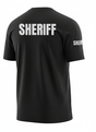 Black Sheriff Men's Shirt - Short Sleeve (Gray)