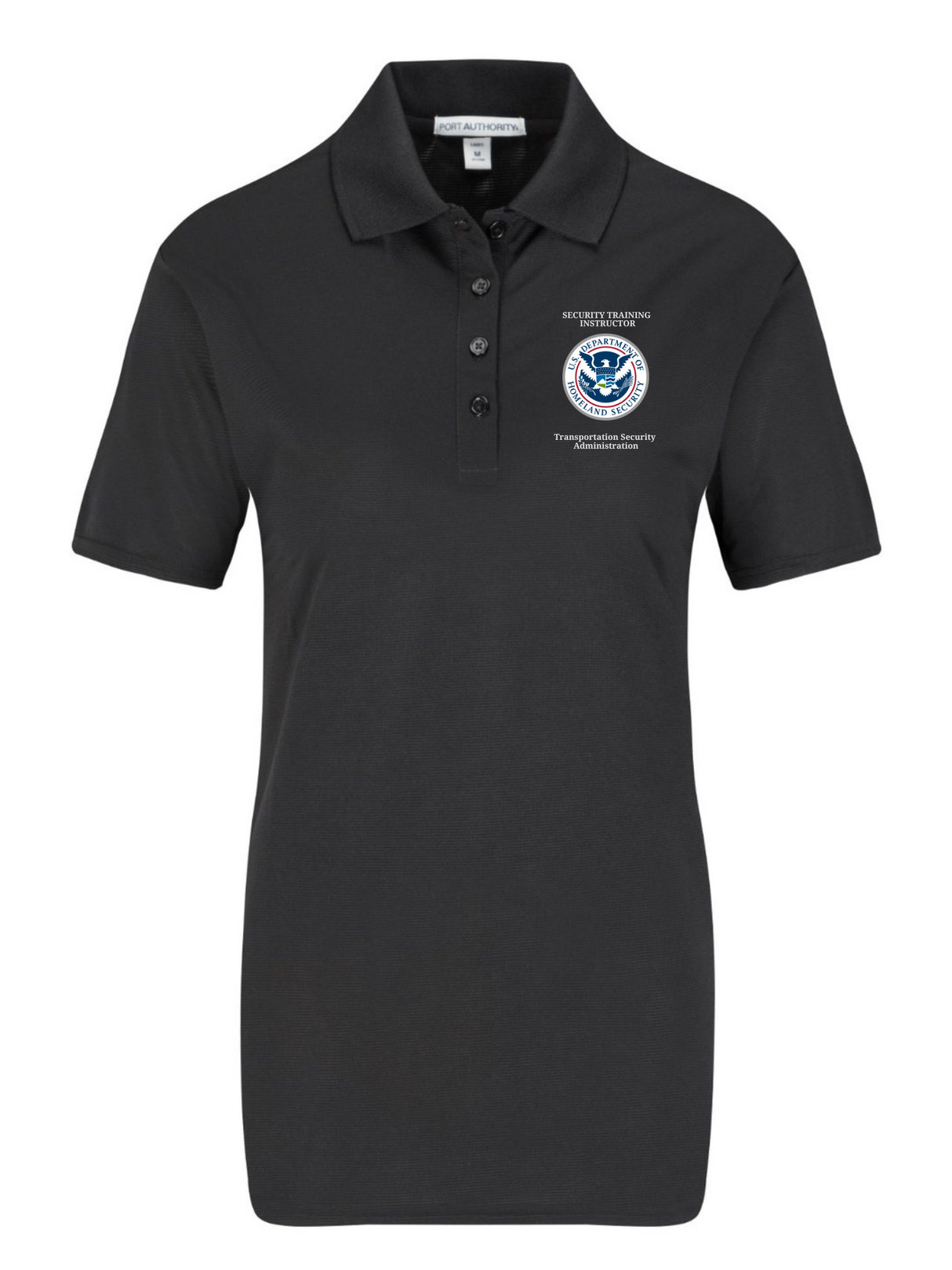 Security Training Instructor TSA Polo Shirt - Women's Short Sleeve