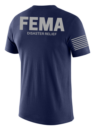 SUBDUED FEMA Disaster Relief Agency Identifier T Shirt - Short Sleeve - FEDS Apparel