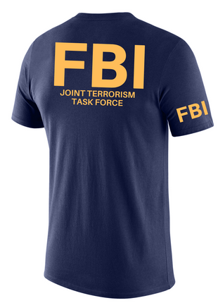 FBI Joint Terrorism Task Force Agency Identifier T Shirt - Short Sleeve - FEDS Apparel