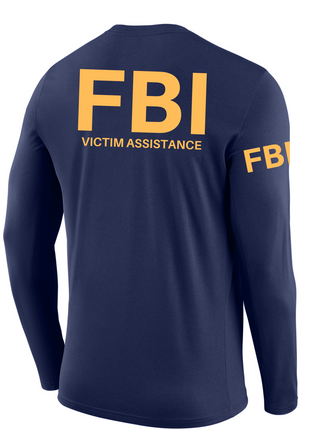 FBI Victim Assistance Agency Identifier T Shirt - Long Sleeve - FEDS Apparel
