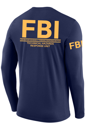 FBI Technical Hazards Response Unit Agency Identifier T Shirt - Long Sleeve - FEDS Apparel
