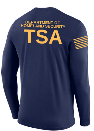 DHS TSA Agency Identifier T Shirt - Long Sleeve - FEDS Apparel