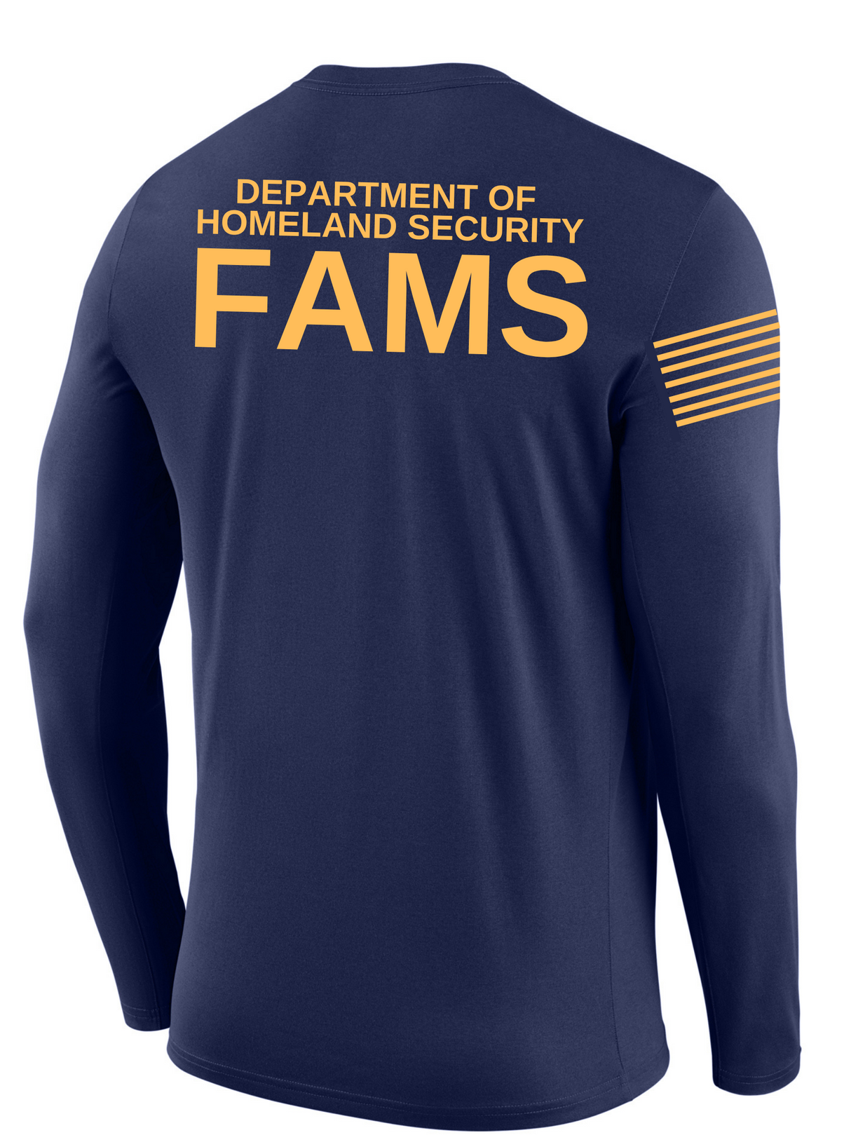 DHS FAMS Agency Identifier T Shirt - Long Sleeve - FEDS Apparel