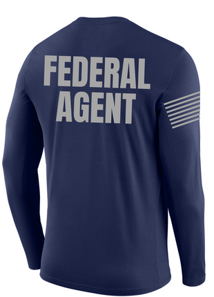 SUBDUED Federal Agent Identifier T Shirt - Long Sleeve - FEDS Apparel