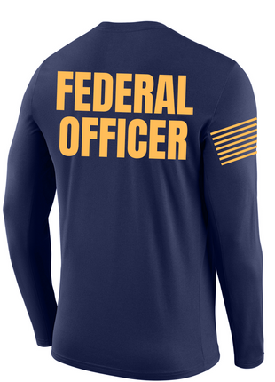 Federal Officer Identifier T Shirt - Long Sleeve - FEDS Apparel