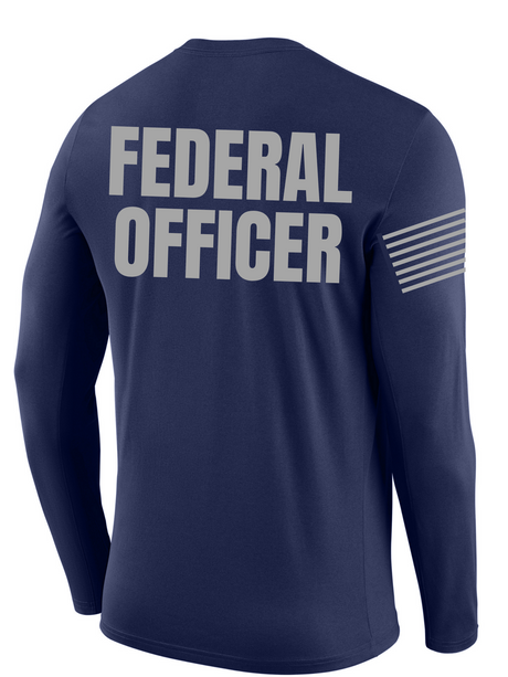 SUBDUED Federal Officer Identifier T Shirt - Long Sleeve - FEDS Apparel