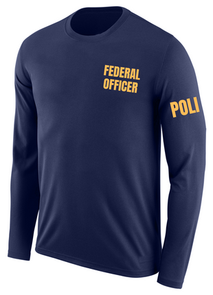 Federal Officer Identifier T Shirt - Long Sleeve - FEDS Apparel