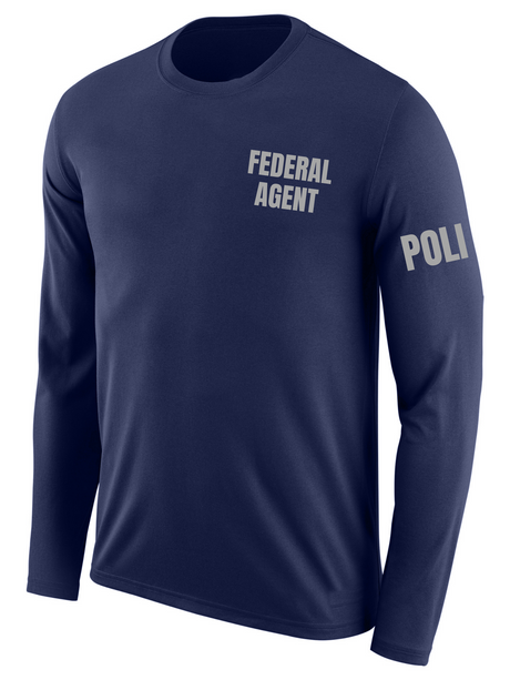 SUBDUED Federal Agent Identifier T Shirt - Long Sleeve - FEDS Apparel