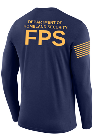 DHS FPS Agency Identifier T Shirt - Long Sleeve - FEDS Apparel