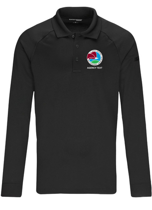 TACTICAL Drug Enforcement Administration Polo- Men's Long Sleeve - FEDS Apparel