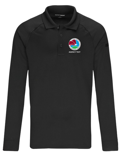 TACTICAL Drug Enforcement Administration Polo- Men's Long Sleeve - FEDS Apparel