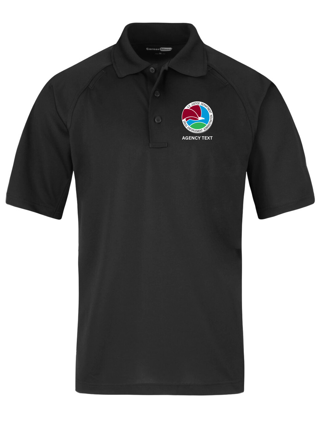 TACTICAL Drug Enforcement Administration Polo- Men's Short Sleeve - FEDS Apparel