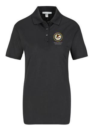 DOJ FBI Polo Shirt - Women's Short Sleeve