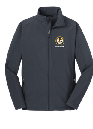 Department of Justice - Men's Soft Shell Jacket - FEDS Apparel