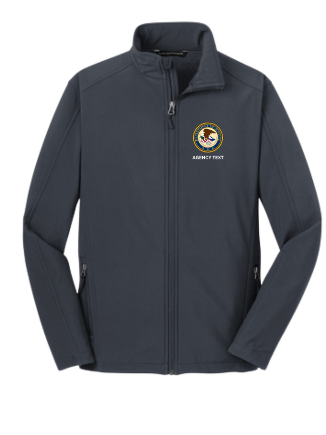 Department of Justice - Men's Soft Shell Jacket - FEDS Apparel