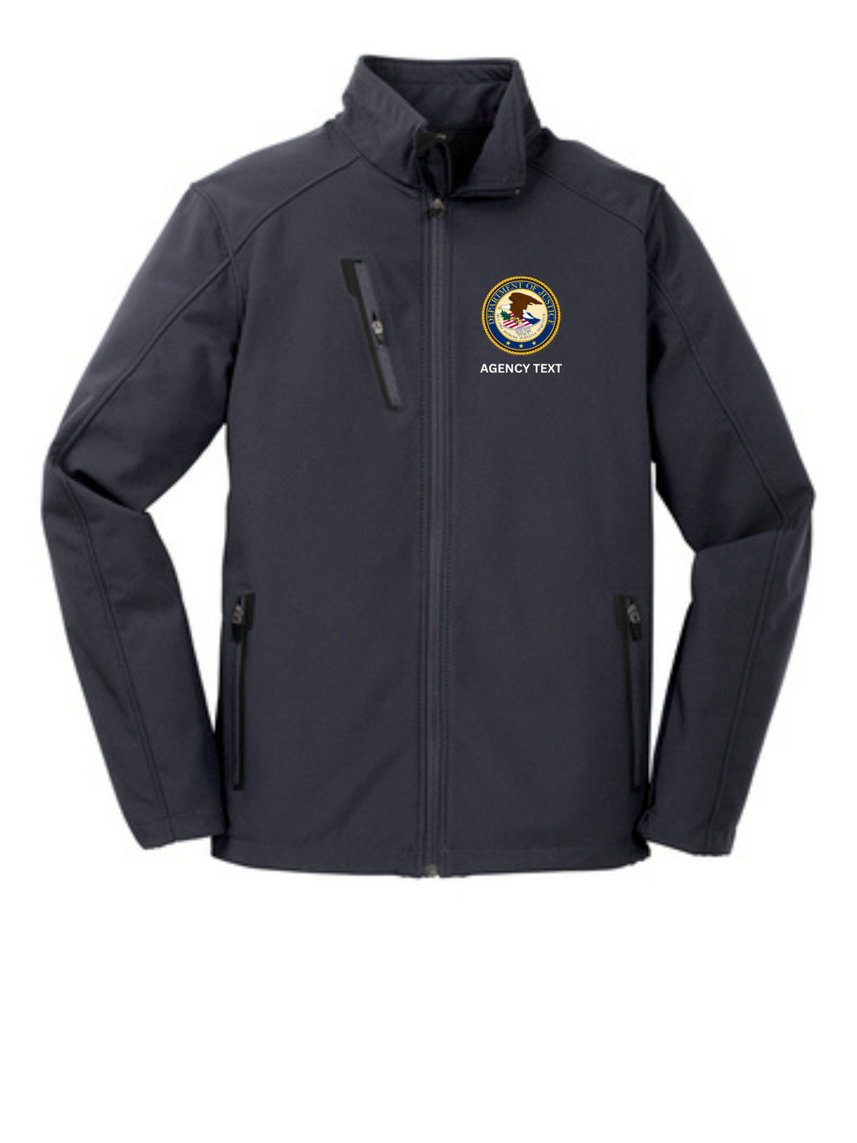 Department of Justice - Tactical Men's Soft Shell Jacket - FEDS Apparel