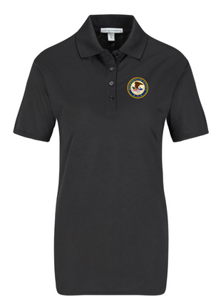 Department of Justice Polo Shirt - Women's Short Sleeve - FEDS Apparel