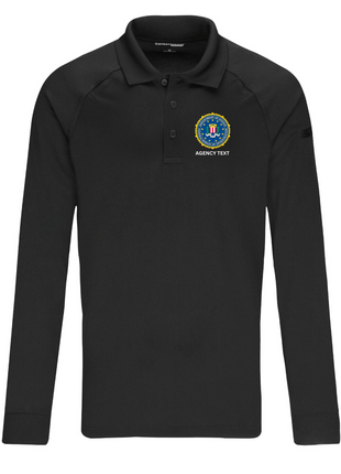 TACTICAL Federal Bureau of Investigation Polo - Men's Long Sleeve - FEDS Apparel