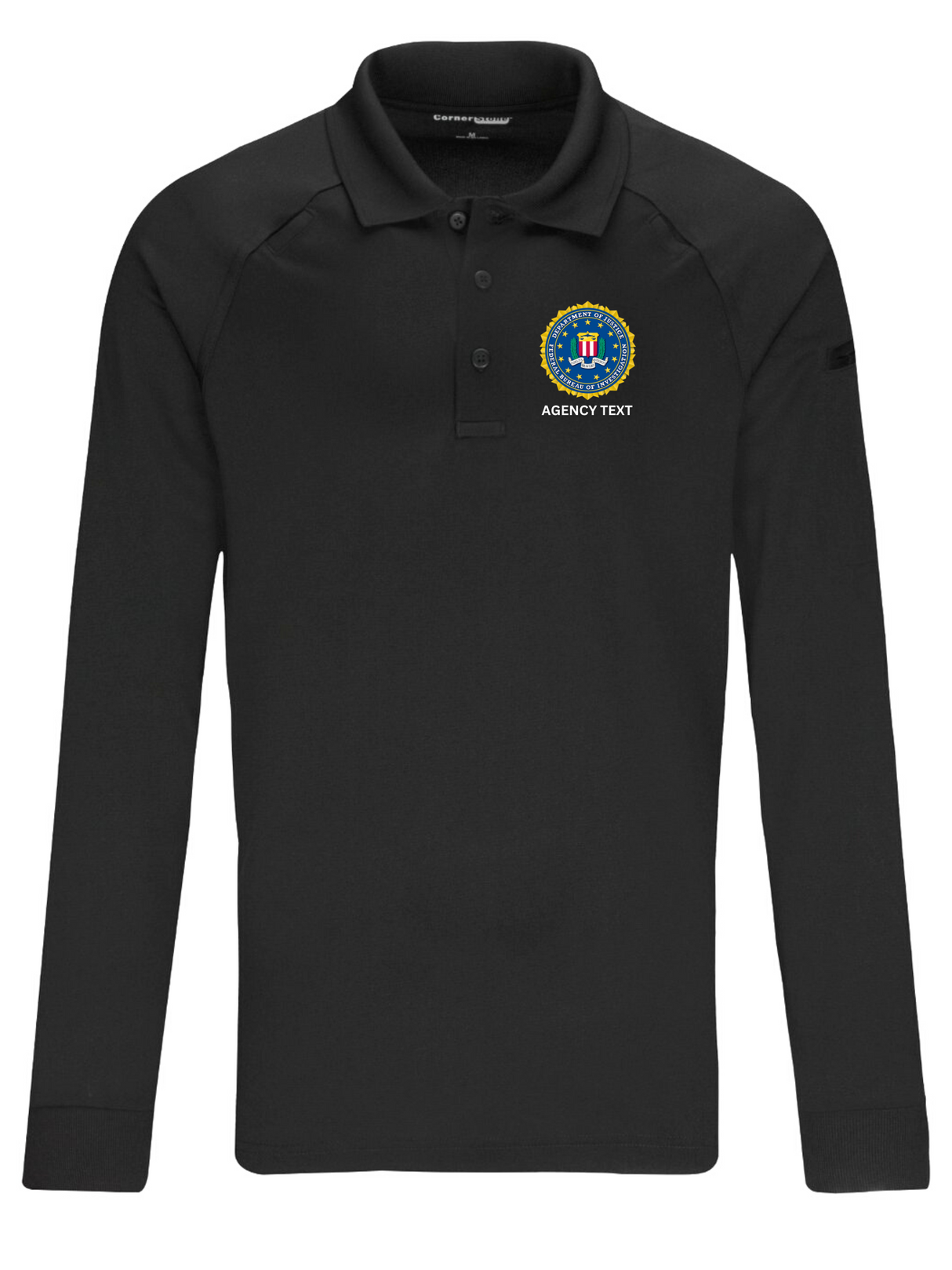 TACTICAL Federal Bureau of Investigation Polo - Men's Long Sleeve - FEDS Apparel
