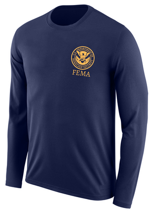 FEMA Agency Identifier T Shirt - Long Sleeve Disaster Relief - FEDS Apparel