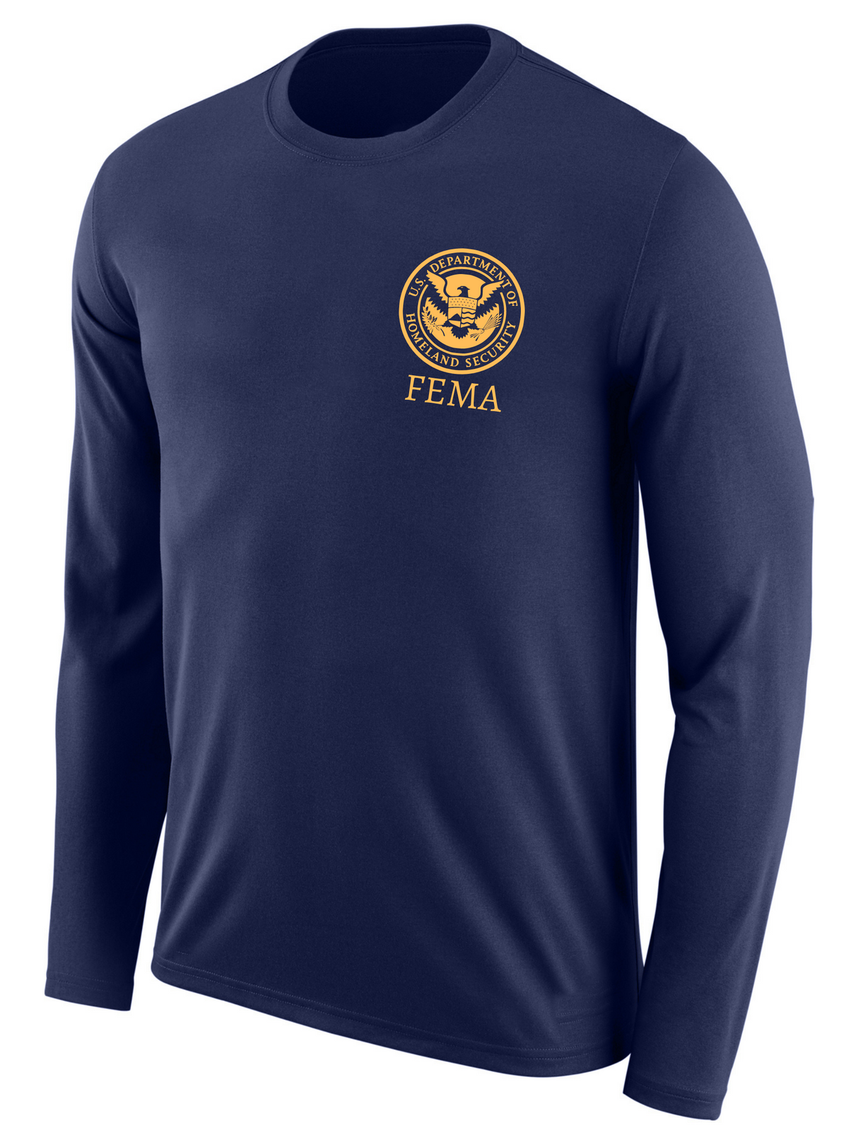 FEMA Agency Identifier T Shirt - Long Sleeve Disaster Relief - FEDS Apparel