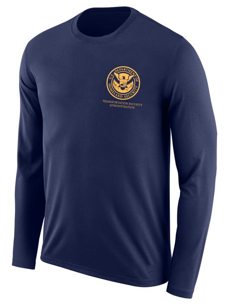 DHS TSA Agency Identifier T Shirt - Long Sleeve - FEDS Apparel